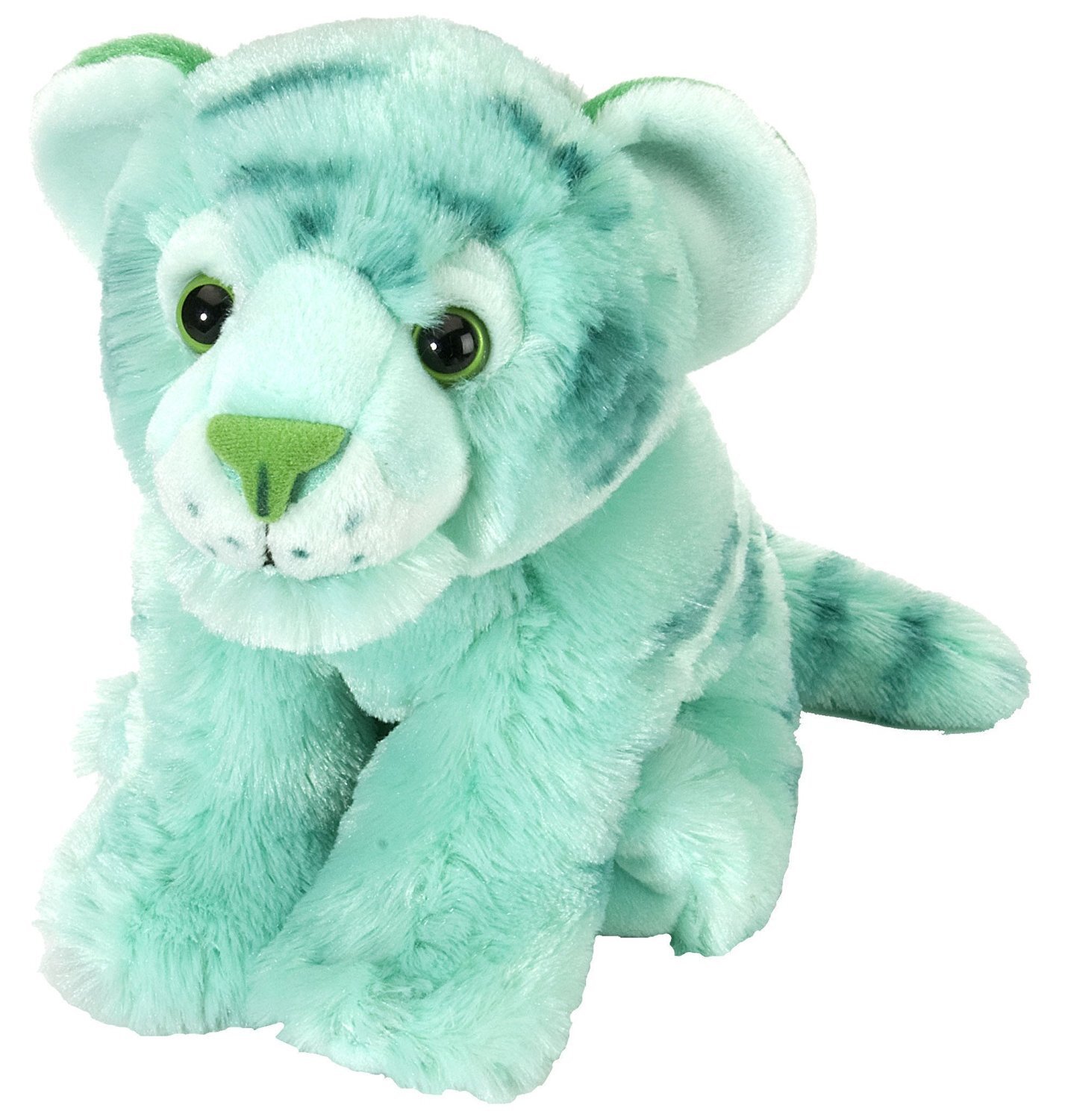 green tiger stuffed animal