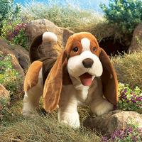Folkmanis - Basset Hound Puppet