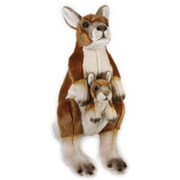 National Geographic - Kangaroo and Joey Plush Toy 44cm