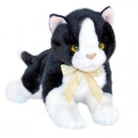 Bocchetta - Mango Black & White Cat Plush Toy 22cm