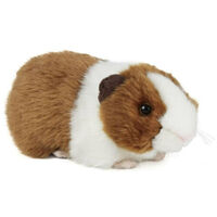 Living Nature - Brown Guinea Pig with Sound Plush Toy 21cm
