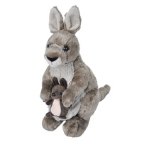 Wild Republic - Cuddlekins Kangaroo with Joey 30cm