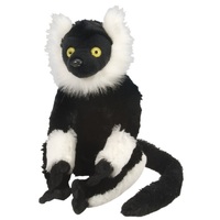 Wild Republic - Cuddlekins Black & White Lemur 30cm