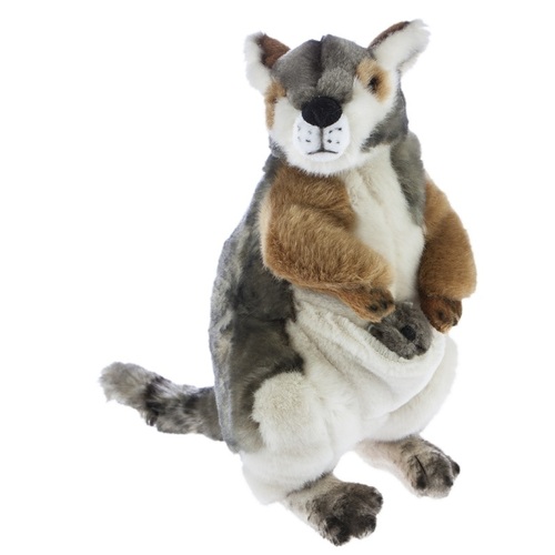 Bocchetta - Wattle Rock Wallaby with Joey Plush Toy 27cm
