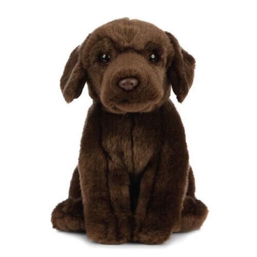Living Nature - Chocolate Labrador Plush Toy 20cm