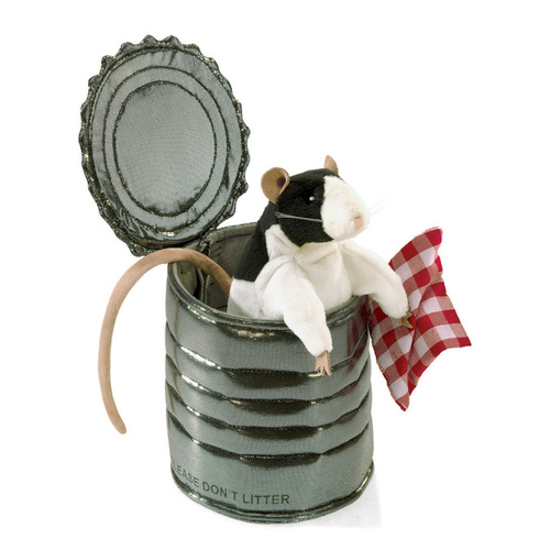 Folkmanis - Rat in Tin Can Puppet