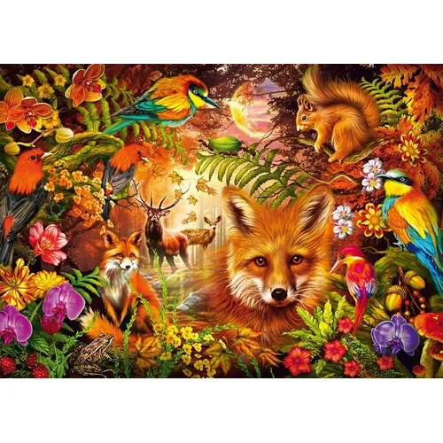Schmidt - Flowers, Fur and Feathers Puzzle 1000pc