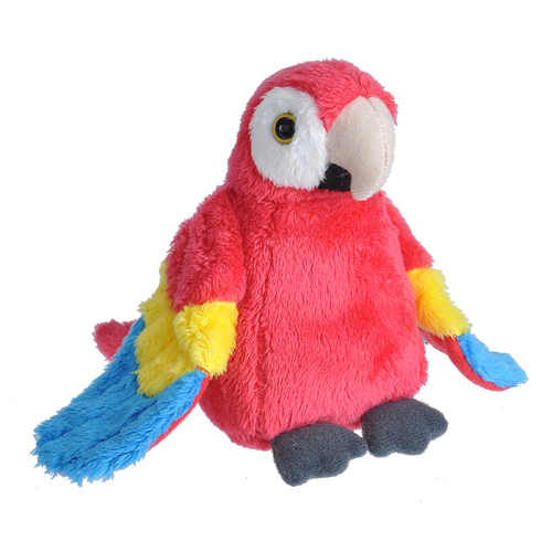Wild Republic  Pocketkins Scarlet Macaw 13cm