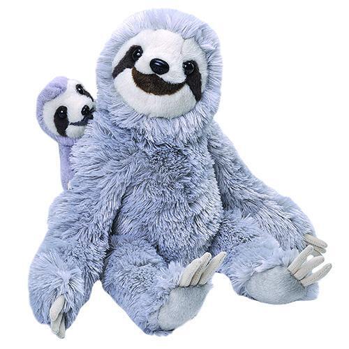 Wild Republic - Mum & Baby Sloth Plush Toy 30cm