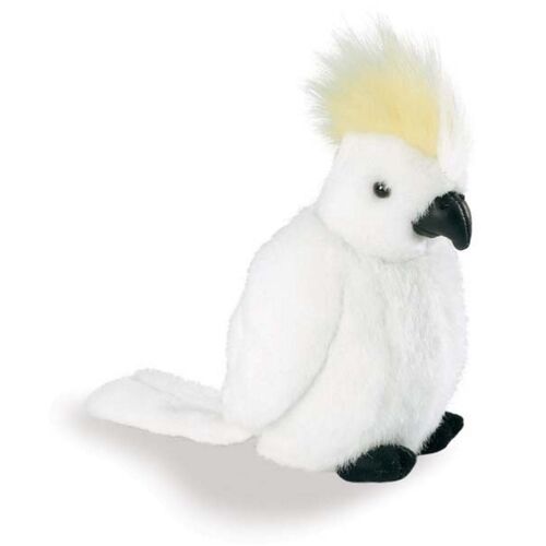 Wild Republic - Sulphur Crested Cockatoo Plush Toy with Sound 15cm